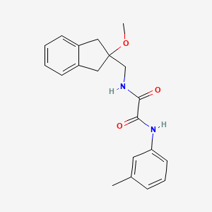 molecular formula C20H22N2O3 B2434732 N1-((2-methoxy-2,3-dihydro-1H-inden-2-yl)methyl)-N2-(m-tolyl)oxalamide CAS No. 2034261-95-3