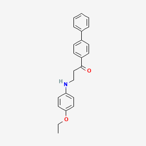 1-[1,1'-Biphenyl]-4-yl-3-(4-ethoxyanilino)-1-propanone