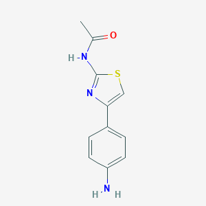 molecular formula C11H11N3OS B243478 N-[4-(4-aminophenyl)-1,3-thiazol-2-yl]acetamide 