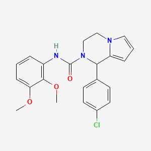 1-(4-chlorophenyl)-N-(2,3-dimethoxyphenyl)-3,4-dihydropyrrolo[1,2-a]pyrazine-2(1H)-carboxamide