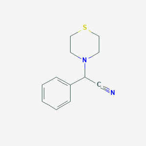 2-Phenyl-2-thiomorpholinoacetonitrile