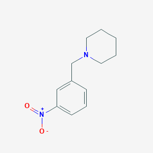 molecular formula C12H16N2O2 B2434838 1-[(3-Nitrophenyl)methyl]piperidine CAS No. 59507-46-9