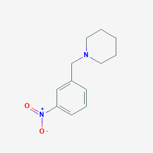 molecular formula C12H16N2O2 B2434838 1-[(3-Nitrofenil)metil]piperidina CAS No. 59507-46-9