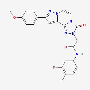 molecular formula C23H19FN6O3 B2434872 Chembl4551817 CAS No. 1207034-79-4