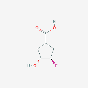 (3R,4R)-3-fluoro-4-hydroxycyclopentane-1-carboxylic acid