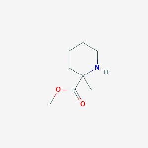 molecular formula C8H15NO2 B2434896 2-甲基哌啶-2-甲酸甲酯 CAS No. 89115-93-5