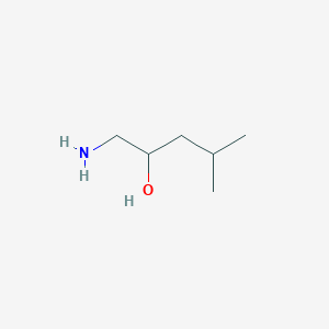 molecular formula C6H15NO B2434908 1-Amino-4-methylpentan-2-ol CAS No. 72799-68-9