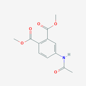 molecular formula C12H13NO5 B2434922 Dimethyl 4-acetamidophthalate CAS No. 51832-56-5