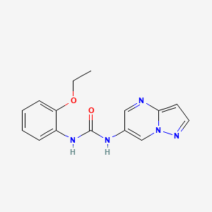 molecular formula C15H15N5O2 B2434949 1-(2-Ethoxyphenyl)-3-(pyrazolo[1,5-a]pyrimidin-6-yl)urea CAS No. 2034621-62-8