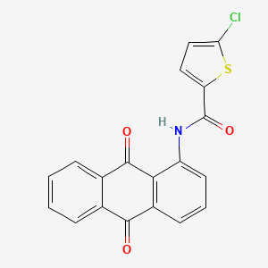 5-chloro-N-(9,10-dioxo-9,10-dihydroanthracen-1-yl)thiophene-2-carboxamide
