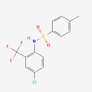 N-[4-Chloro-2-(trifluoromethyl)phenyl]-4-methyl-Benzenesulfonamide