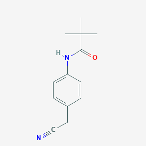 N-[4-(cyanomethyl)phenyl]-2,2-dimethylpropanamide