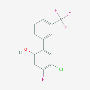 4-Chloro-5-fluoro-2-[3-(trifluoromethyl)phenyl]phenol