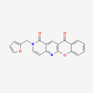 2-(furan-2-ylmethyl)-2,11-dihydro-1H-6-oxa-2,5-diazatetracene-1,11-dione