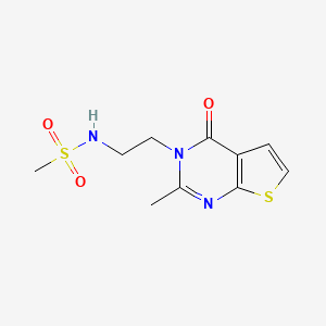 N-(2-(2-methyl-4-oxothieno[2,3-d]pyrimidin-3(4H)-yl)ethyl)methanesulfonamide