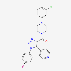 5-{[4-(benzoylamino)phenoxy]methyl}-N-(3-methoxypropyl)isoxazole-3-carboxamide