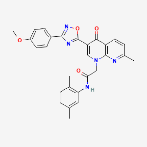 molecular formula C28H25N5O4 B2435085 4-azepan-1-yl-1-methyl-1H-pyrazolo[3,4-d]pyrimidine CAS No. 1112367-90-4