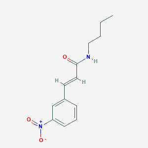 (2E)-N-butyl-3-(3-nitrophenyl)prop-2-enamide