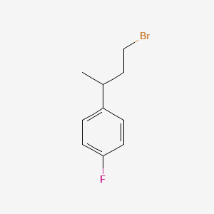 1-(4-Bromobutan-2-yl)-4-fluorobenzene