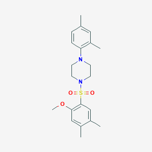 1-(2,4-Dimethylphenyl)-4-(2-methoxy-4,5-dimethylphenyl)sulfonylpiperazine