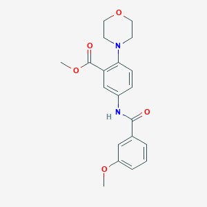 Methyl 5-[(3-methoxybenzoyl)amino]-2-morpholin-4-ylbenzoate