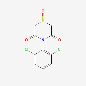 4-(2,6-Dichlorophenyl)-1lambda~4~,4-thiazinane-1,3,5-trione