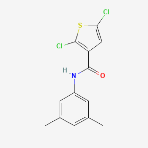 molecular formula C13H11Cl2NOS B2435142 2,5-dichloro-N-(3,5-dimethylphenyl)thiophene-3-carboxamide CAS No. 476627-50-6