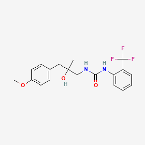 1-(2-Hydroxy-3-(4-methoxyphenyl)-2-methylpropyl)-3-(2-(trifluoromethyl)phenyl)urea