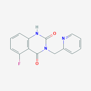 5-fluoro-3-(pyridin-2-ylmethyl)quinazoline-2,4(1H,3H)-dione