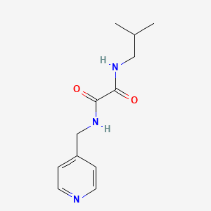 molecular formula C12H17N3O2 B2435162 N-(2-methylpropyl)-N'-(pyridin-4-ylmethyl)ethanediamide CAS No. 331637-03-7