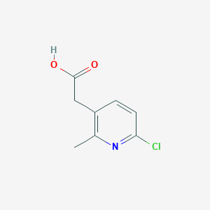 2-(6-Chloro-2-methylpyridin-3-yl)acetic acid