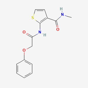 N-methyl-2-(2-phenoxyacetamido)thiophene-3-carboxamide