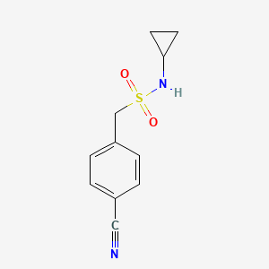 1-(4-cyanophenyl)-N-cyclopropylmethanesulfonamide