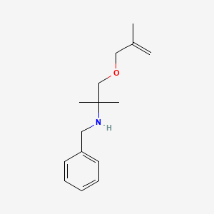 Benzyl({2-methyl-1-[(2-methylprop-2-en-1-yl)oxy]propan-2-yl})amine