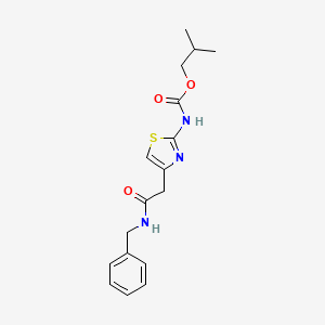 Isobutyl (4-(2-(benzylamino)-2-oxoethyl)thiazol-2-yl)carbamate