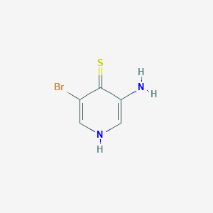 molecular formula C5H5BrN2S B2435352 3-氨基-5-溴吡啶-4-硫醇 CAS No. 98027-31-7
