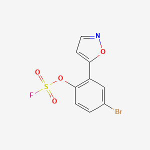 5-(5-Bromo-2-fluorosulfonyloxyphenyl)-1,2-oxazole