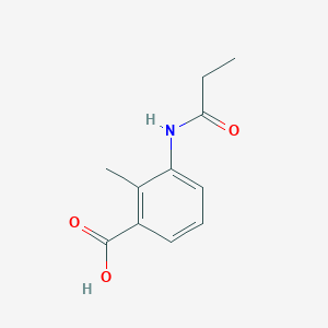 molecular formula C11H13NO3 B243536 2-Methyl-3-(propanoylamino)benzoic acid 