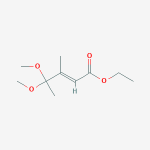 Ethyl (2E)-4,4-dimethoxy-3-methylpent-2-enoate