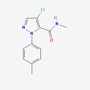 4-chloro-N-methyl-1-(4-methylphenyl)-1H-pyrazole-5-carboxamide