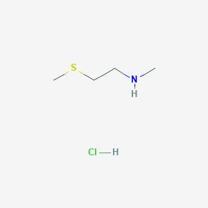 molecular formula C4H12ClNS B2435401 N-Methyl-2-(methylthio)ethanamin-Hydrochlorid CAS No. 98021-13-7