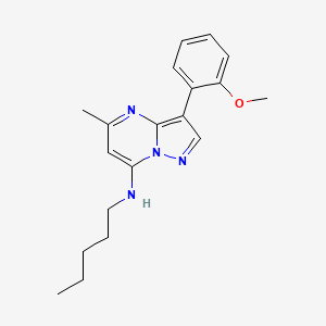 3-(2-methoxyphenyl)-5-methyl-N-pentylpyrazolo[1,5-a]pyrimidin-7-amine