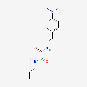 molecular formula C15H23N3O2 B2435418 N1-(4-(dimethylamino)phenethyl)-N2-propyloxalamide CAS No. 953986-15-7