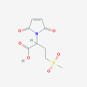 2-(2,5-Dioxo-2,5-dihydro-1H-pyrrol-1-YL)-4-methanesulfonylbutanoic acid