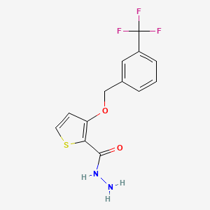 3-{[3-(Trifluoromethyl)benzyl]oxy}-2-thiophenecarbohydrazide