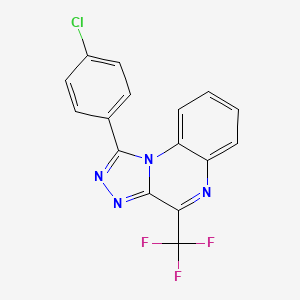 1-(4-Chlorophenyl)-4-(trifluoromethyl)-[1,2,4]triazolo[4,3-a]quinoxaline