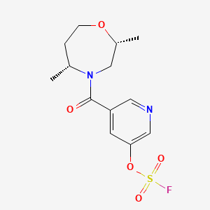 (2R,5R)-4-(5-Fluorosulfonyloxypyridine-3-carbonyl)-2,5-dimethyl-1,4-oxazepane