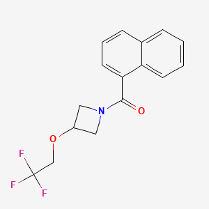 Naphthalen-1-yl(3-(2,2,2-trifluoroethoxy)azetidin-1-yl)methanone