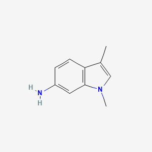 molecular formula C10H12N2 B2435547 1,3-Dimethyl-1H-indol-6-amine CAS No. 1499852-30-0