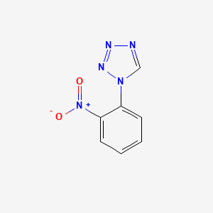 molecular formula C7H5N5O2 B2435554 1-(2-nitrophenyl)-1H-tetrazole CAS No. 14210-50-5